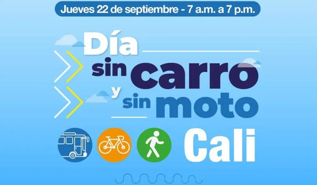 Día sin carro en Cali: detalles a tener en cuenta el 22 de septiembre Día sin carro en Cali: detalles a tener en cuenta el 22 de septiembre