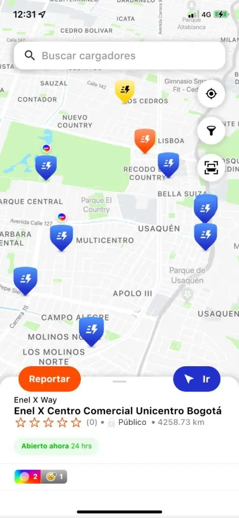 Los puntos de carga para autos eléctricos en Colombia Los puntos de carga para autos eléctricos en Colombia