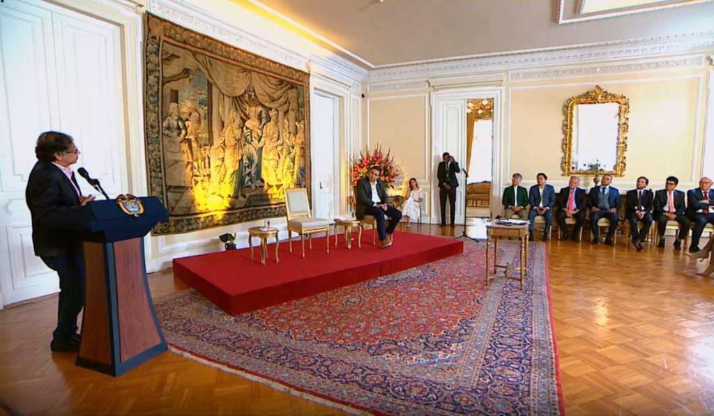 Petro volvió a referirse a los $60 billones que costaría punto 1 de acuerdo de paz en Colombia