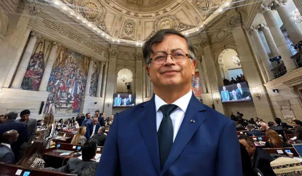 Así están los tiempos de las reformas a la salud, pensional y laboral en el Congreso Gustavo Petro, presidente de Colombia y el tiempo de sus reformas en el Congreso.