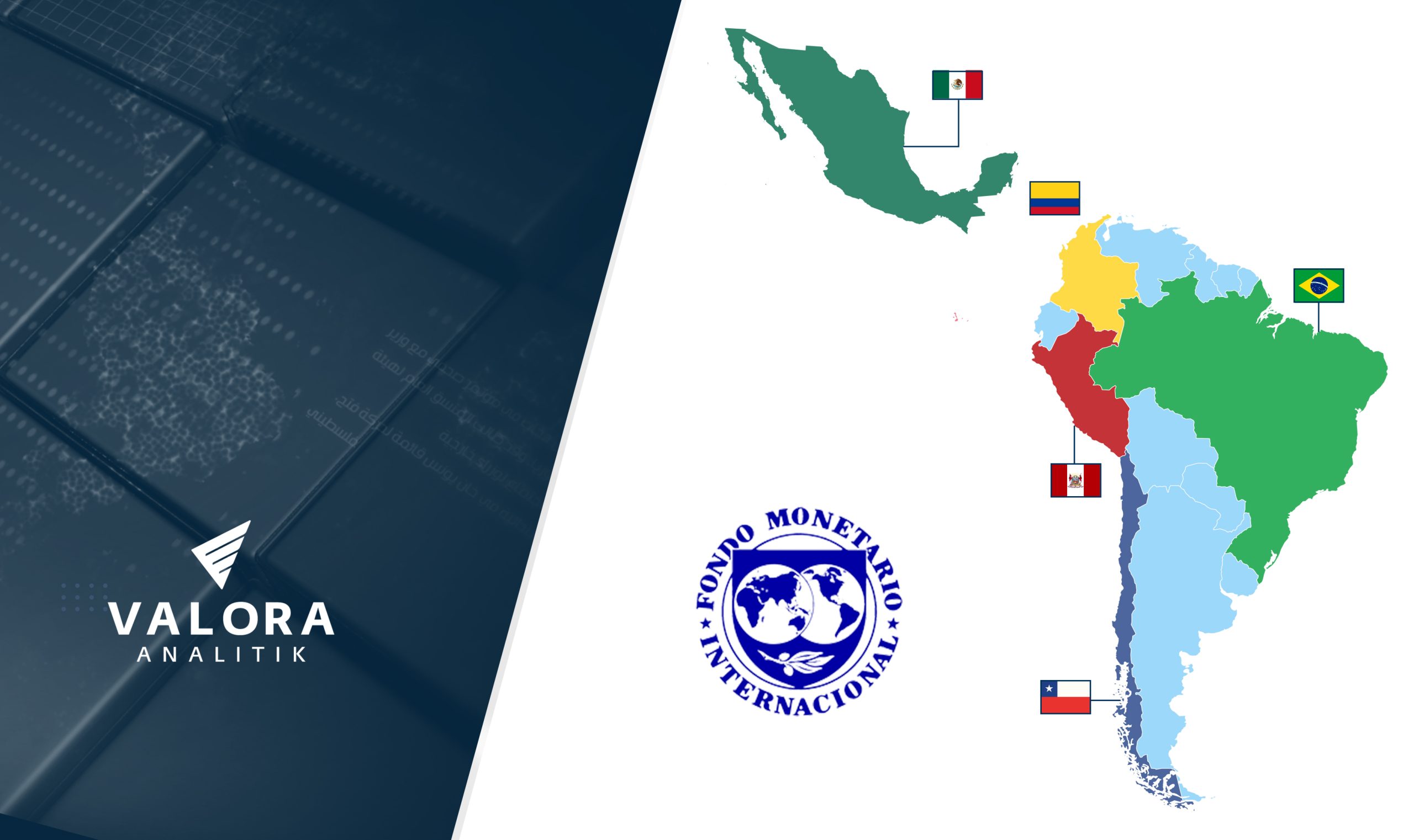 FMI ajustó estimación de inflación de Colombia, Chile, Perú, Brasil y