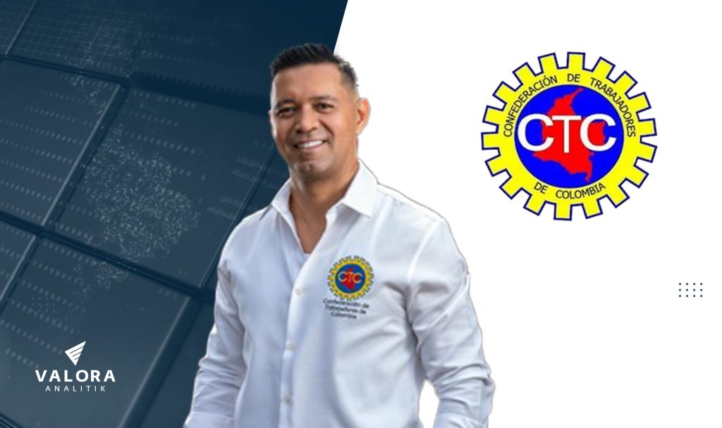 John Jairo Caicedo, nuevo presidente de la Confederación de Trabajadores de Colombia