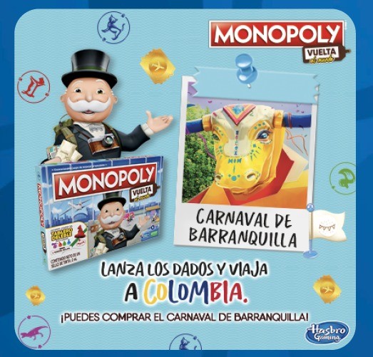 Monopoly presenta su nueva edición alusiva al Carnaval de Barranquilla