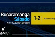 Pico y placa sábado 1 de abril