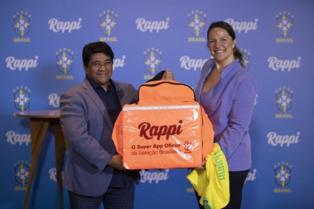 SuperApp Rappi es el nuevo patrocinador de la Confederación Brasileña de Fútbol