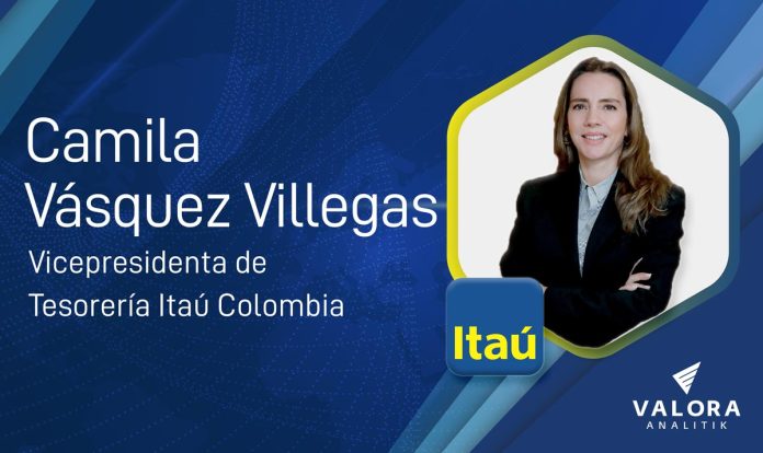 Camila-Vasquez Camila Vásquez Villegas, vicepresidenta de Tesorería. Foto: Itaú Colombia.