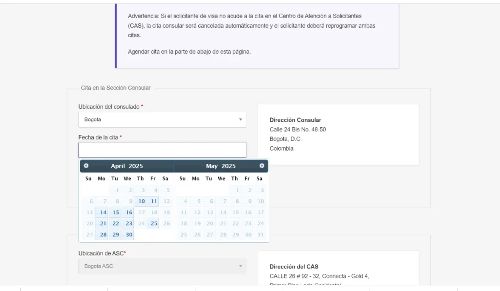 “De dos años a dos meses”: reprograman citas de visas de Estados Unidos en Colombia