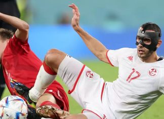 Dinamarca y Túnez. foto: FIFA.