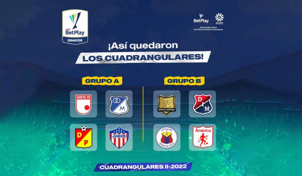 Cuadrangulares semifinales de Liga Betplay: horarios y apuestas