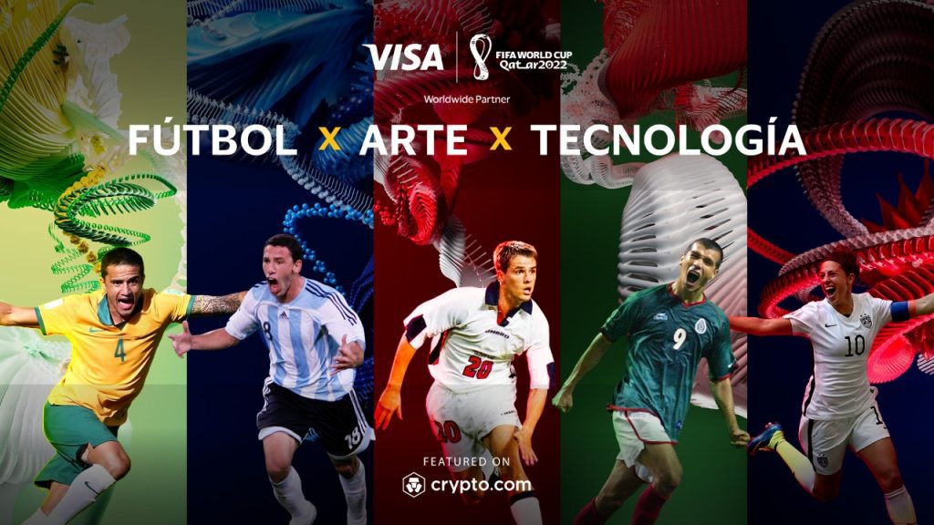 NFT, arte y fútbol se combinan con Visa y Crypto.com