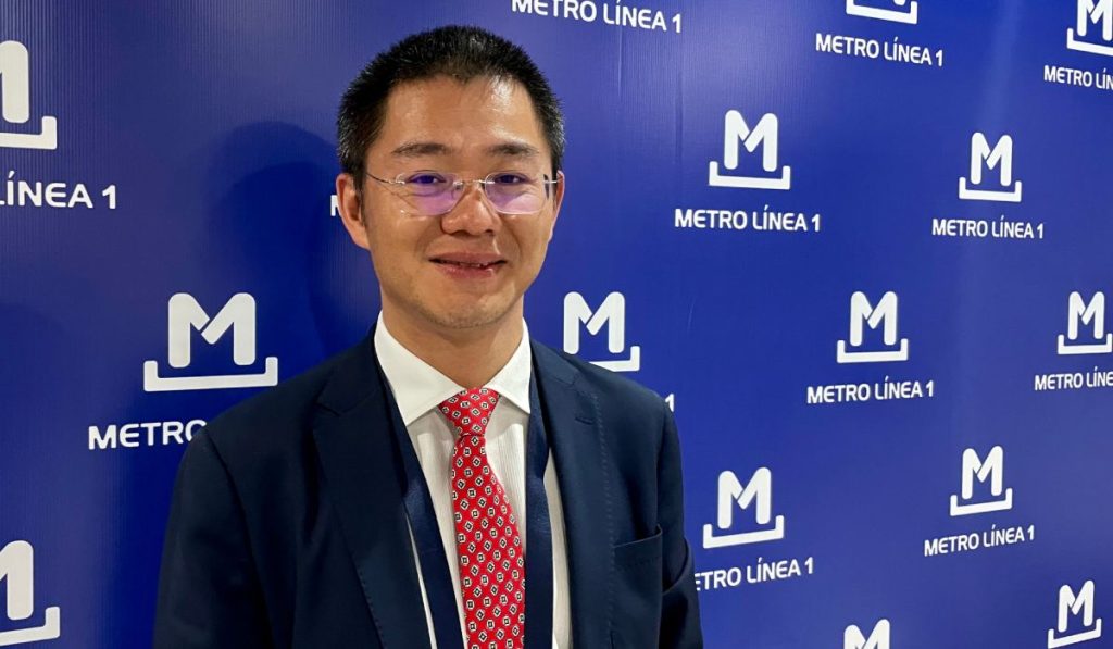 Wu Yu, presidente de la concesionaria Metro Línea 1 del metro de Bogotá.