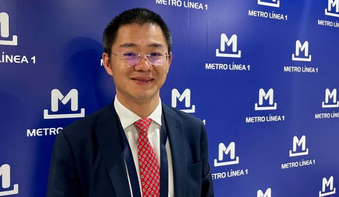 Wu Yu, presidente de la concesionaria Metro Línea 1 del metro de Bogotá.