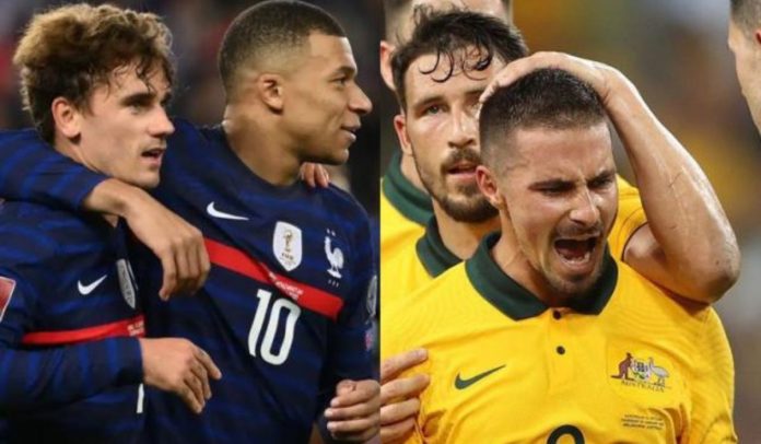 Mundial Qatar 2022: Francia vs Australia.