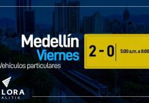Pico y placa viernes Medellín. Foto: Valora Analitik.