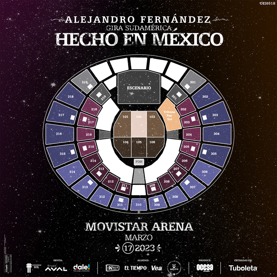 Alejandro Fernández en concierto: ¿Cuándo y dónde se presenta en Colombia?