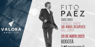 Fito Páez vendrá a Colombia el próximo 20 de Mayo de 2023.