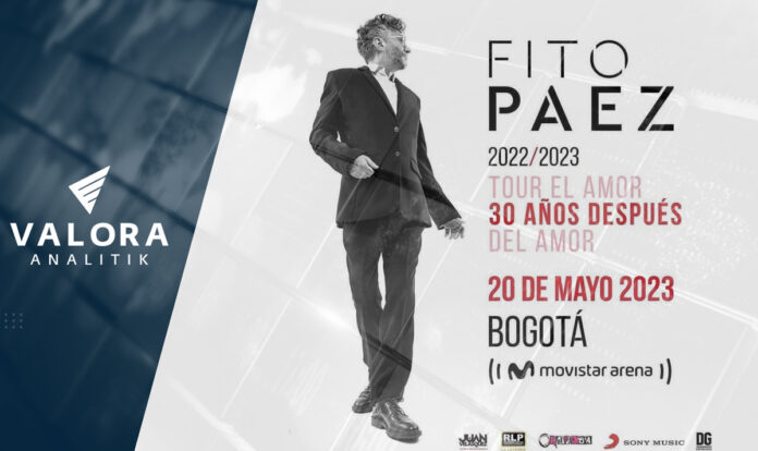 Fito-Paez Fito Páez vendrá a Colombia el próximo 20 de Mayo de 2023.