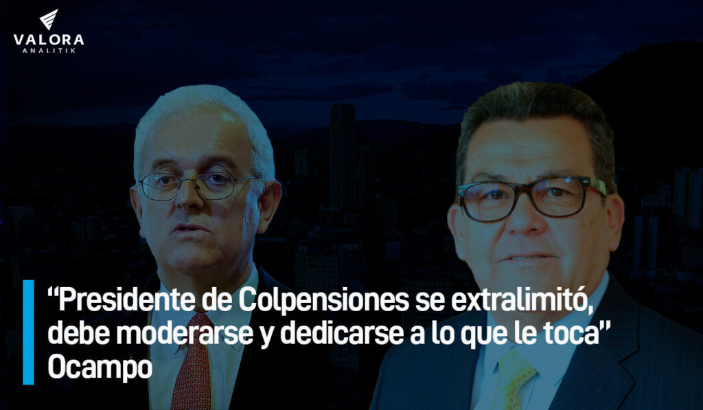 ministro Ocampo critica pronunciamientos de Jaime Dussán