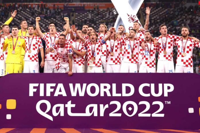 Croacia repitió el tercer puesto que había logrado mundiales atrás en la competencia de Francia 1998. Foto: @fifaworldcup_es