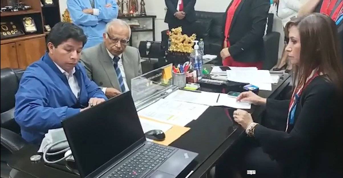 Fiscalía de Perú acusó formalmente a Pedro Castillo, a través de una denuncia constitucional. Foto: @FiscaliaPeru