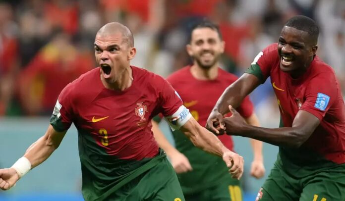 Foto: FIFA. Partido Portugal vs. Suiza.