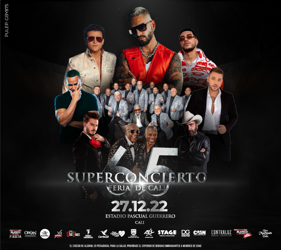 Llega el Superconcierto a la Feria de Cali: estos son los detalles