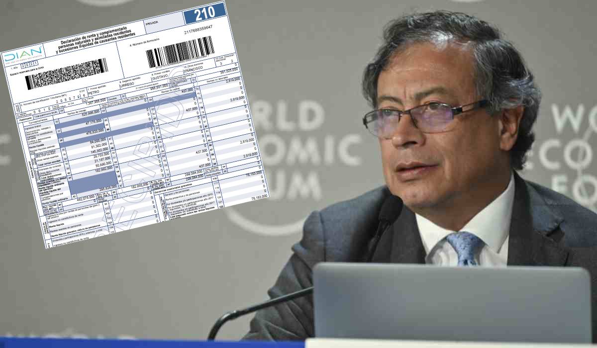 Declaración de renta de Gustavo Petro 2022