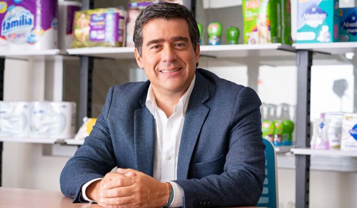 Diego Loaiza vicepresidente en región Andina y el Caribe de Essity, dueño de Familia Essity