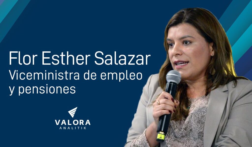 Flor Salazar, viceministra de empleo y pensiones en Colombia, renunció a su cargo.