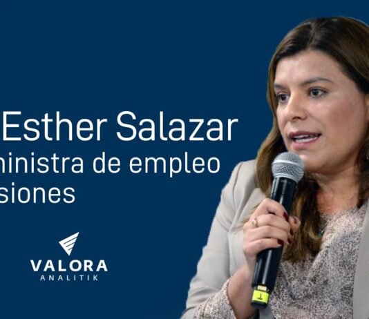 Flor Salazar, viceministra de empleo y pensiones en Colombia, renunció a su cargo.