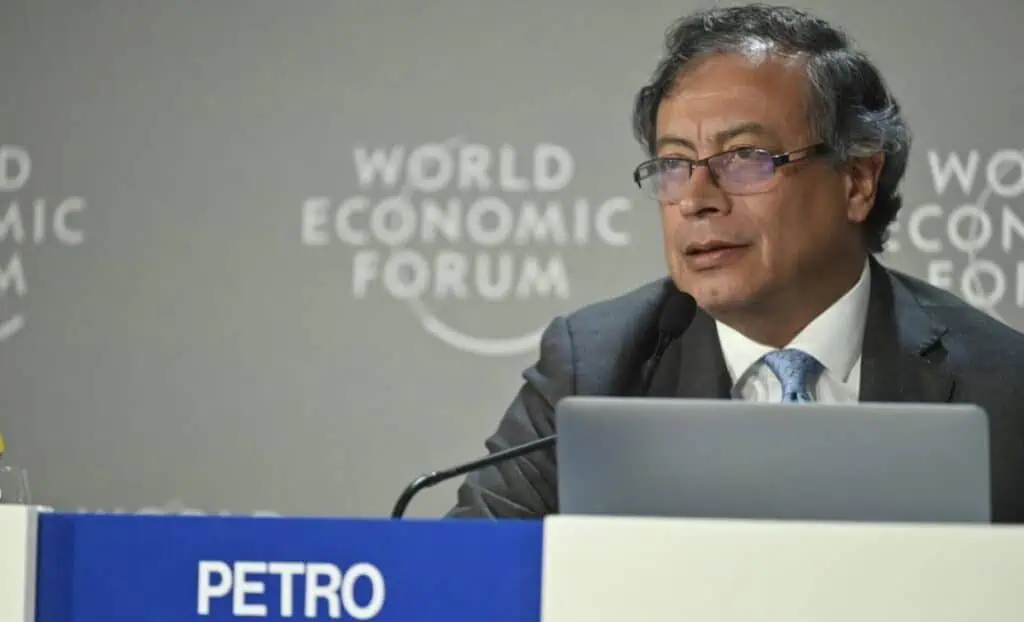 ¿Qué tan bien va la economía de Colombia? Gustavo Petro, presidente de Colombia en Foro Económico Mundial habló de la economía de Colombia