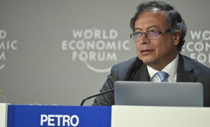 Gustavo Petro, presidente de Colombia Gustavo Petro, presidente de Colombia en Foro Económico Mundial habló de la economía de Colombia