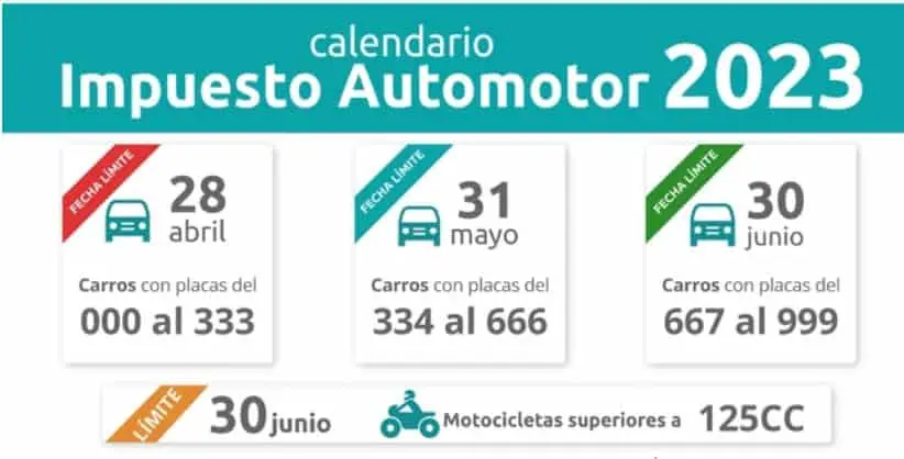 Impuesto vehicular en Cali: estas son las fechas para pagarlo Impuesto vehicular en Cali: estas son las fechas para pagarlo