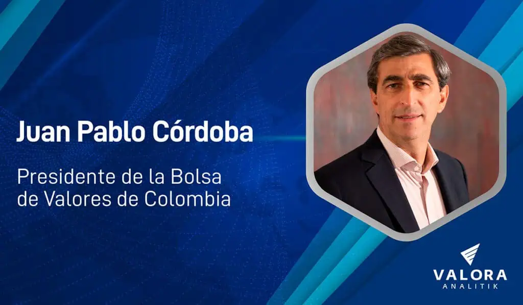 Proponen a Juan Pablo Córdoba como presidente de holding de bolsas de Colombia, Chile y Perú Juan Pablo Córdoba de la bvc
