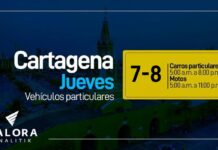 Pico y placa Cartagena