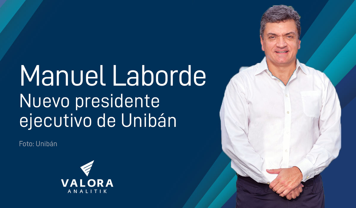 Manuel Laborde, nuevo presidente ejecutivo de Unibán