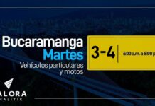 Pico y placa en Bucaramanga