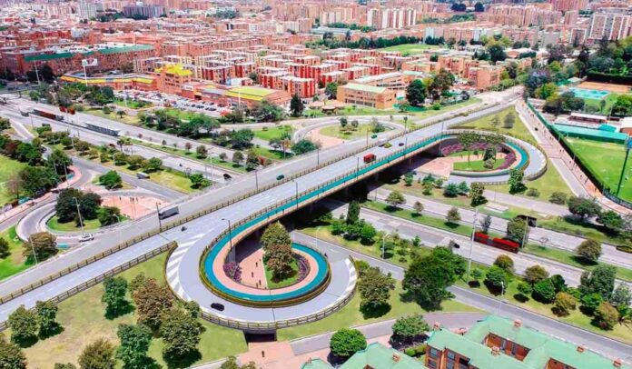 Nuevo puente en el norte de Bogotá