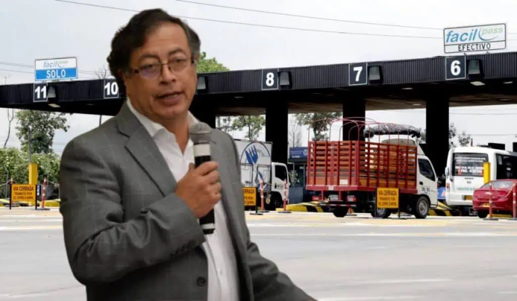 La billonaria cifra que costaría congelar tarifas de peajes en Colombia Gustavo Petro y peajes