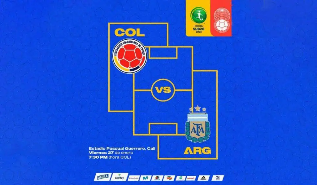 Las apuestas por Colombia ante Argentina para la clasificación en el Sudamericano Sub-20 Sudamericano Sub 20 Colombia vs Argentina.