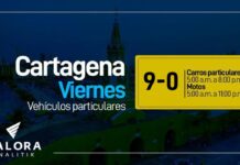 Pico y placa Cartagena