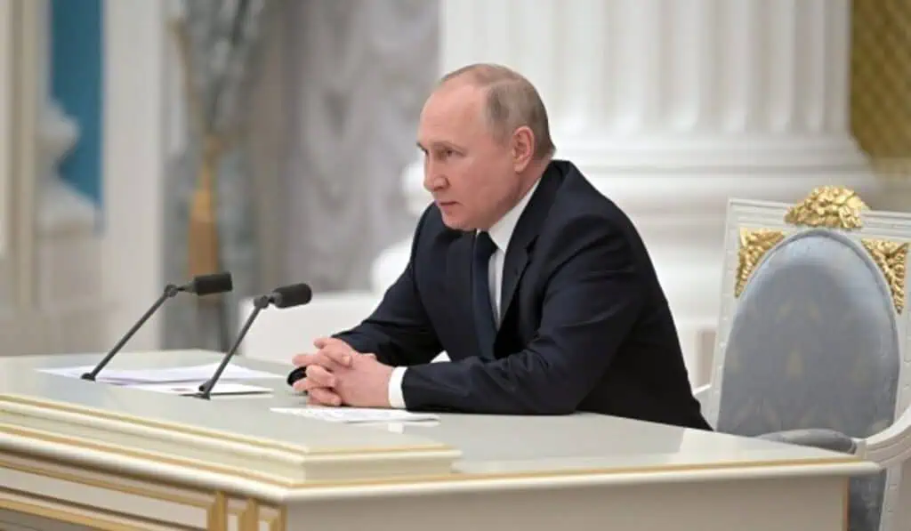 Estas son las condiciones de Putin para un acuerdo de paz con Ucrania Presidente de Rusia, Vladimir Putin. Foto: Cortesía.