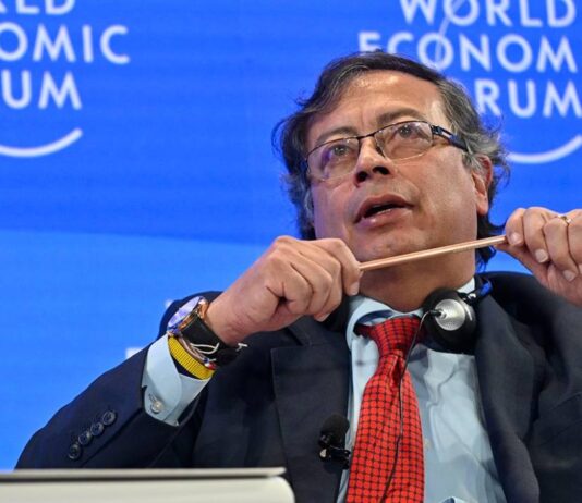 Gustavo Petro en el Foro Económico Mundial.