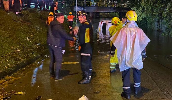 Emergencia por lluvias en Medellín