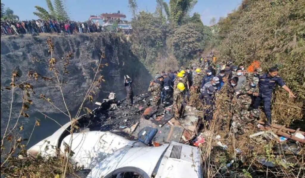 Al menos 68 muertos, dejó el peor accidente aéreo de Nepal en 30 años Accidente aéreo Nepal
