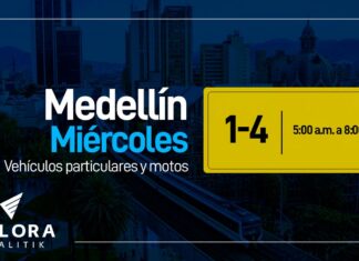 Pico y placa Medellín miércoles 2023