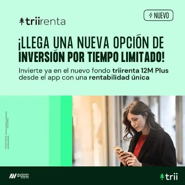 App trii lanza opción para fondo de inversión con monto mínimo de $1 millón y pagos mensuales App trii lanza opción para fondo de inversión con monto mínimo de $1 millón y pagos mensuales