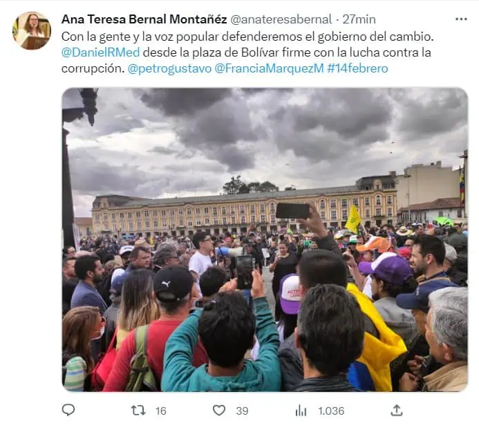 Balance de la marcha en Bogotá por la reforma a la salud este 14 de febrero Balance de la marcha en Bogotá por la reforma a la salud este 14 de febrero