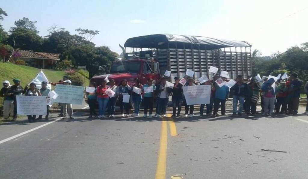 bloqueos viales