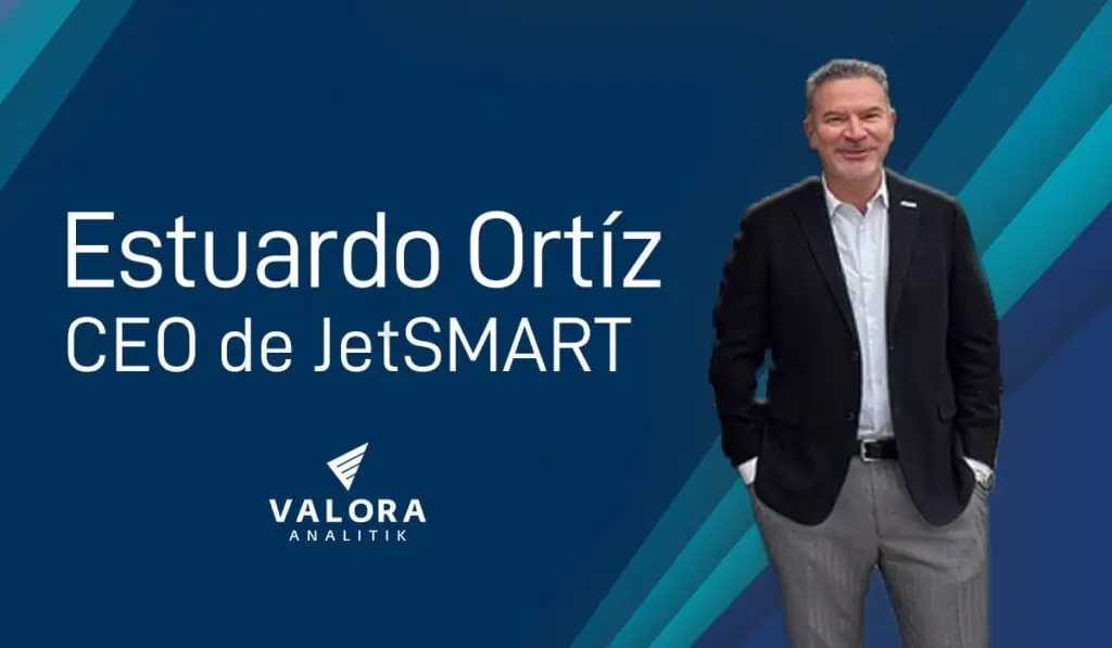 CEO JetSmart responde a Avianca y afirma que “el balón está en la cancha de Viva” Estuardo Ortíz, CEO de JetSMART.